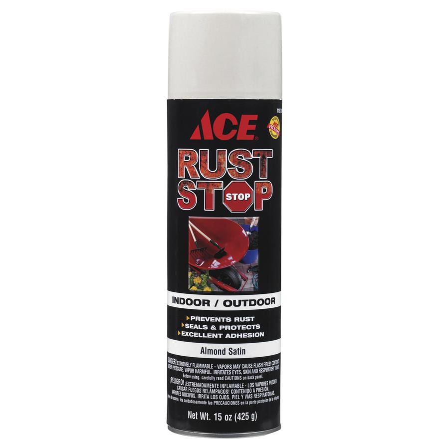 Ace Rust Stop Protective Enamel Spray Paint (425 g, Almond Satin)