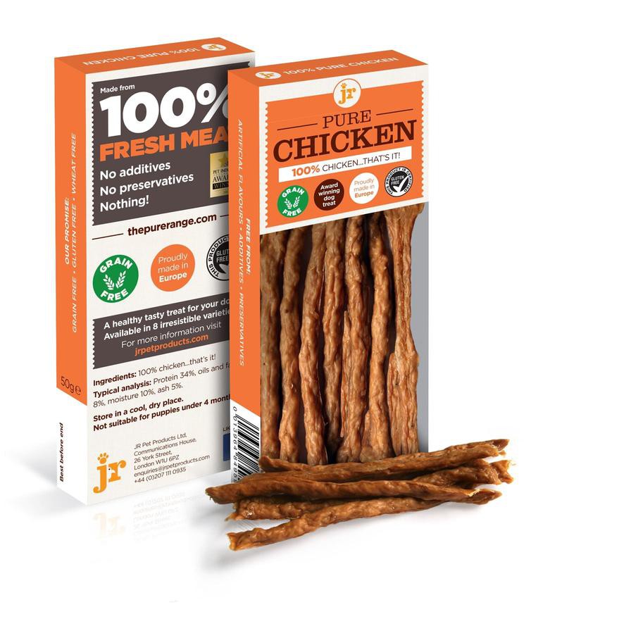 JR Pure Chicken Sticks for Dogs (50 g, 12 pcs)