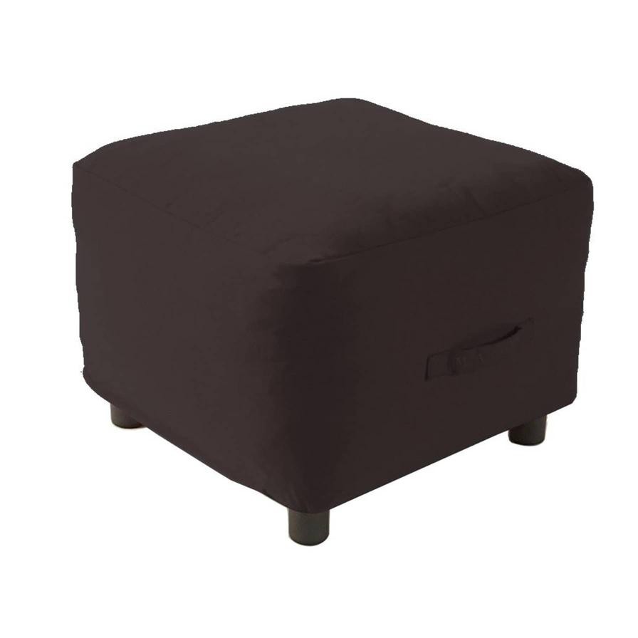 Sunbrella & Polyester Club Ottoman Maiori (50 x 50 x 30 cm, Dark Grey)