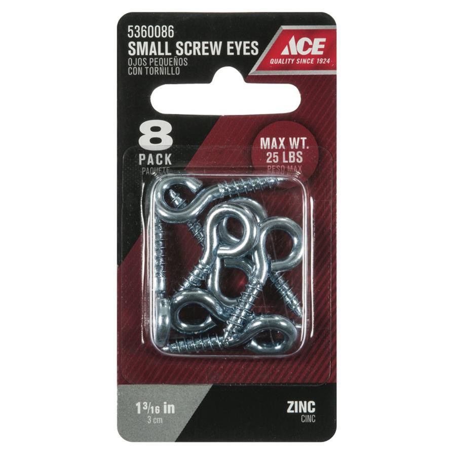 Ace Steel Eye Screws (3 cm, 8 Pc.)