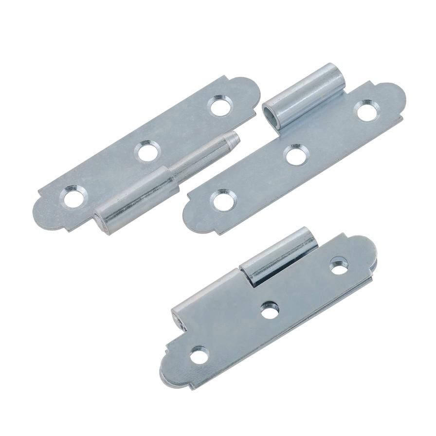 Suki Galvanized Steel Straight Right Butt Hinge Pack (8 cm, 2 Pc.)