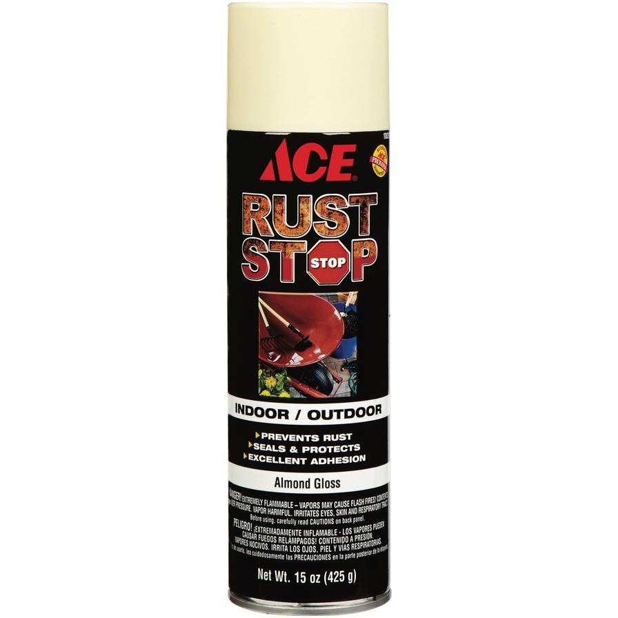 Ace Rust Stop Protective Enamel Spray Paint (425 g, Almond Gloss)