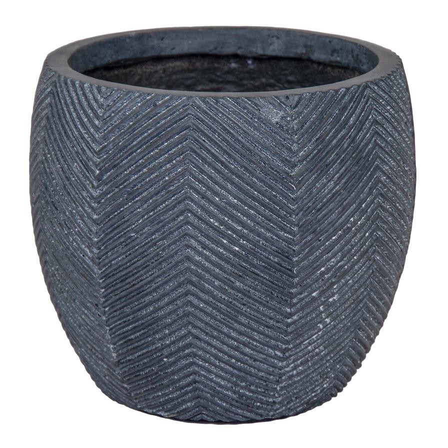 Glazed Terracotta Iowa Bullet Plant Pot Generic (23 x 23 x 20.5 cm, Small)