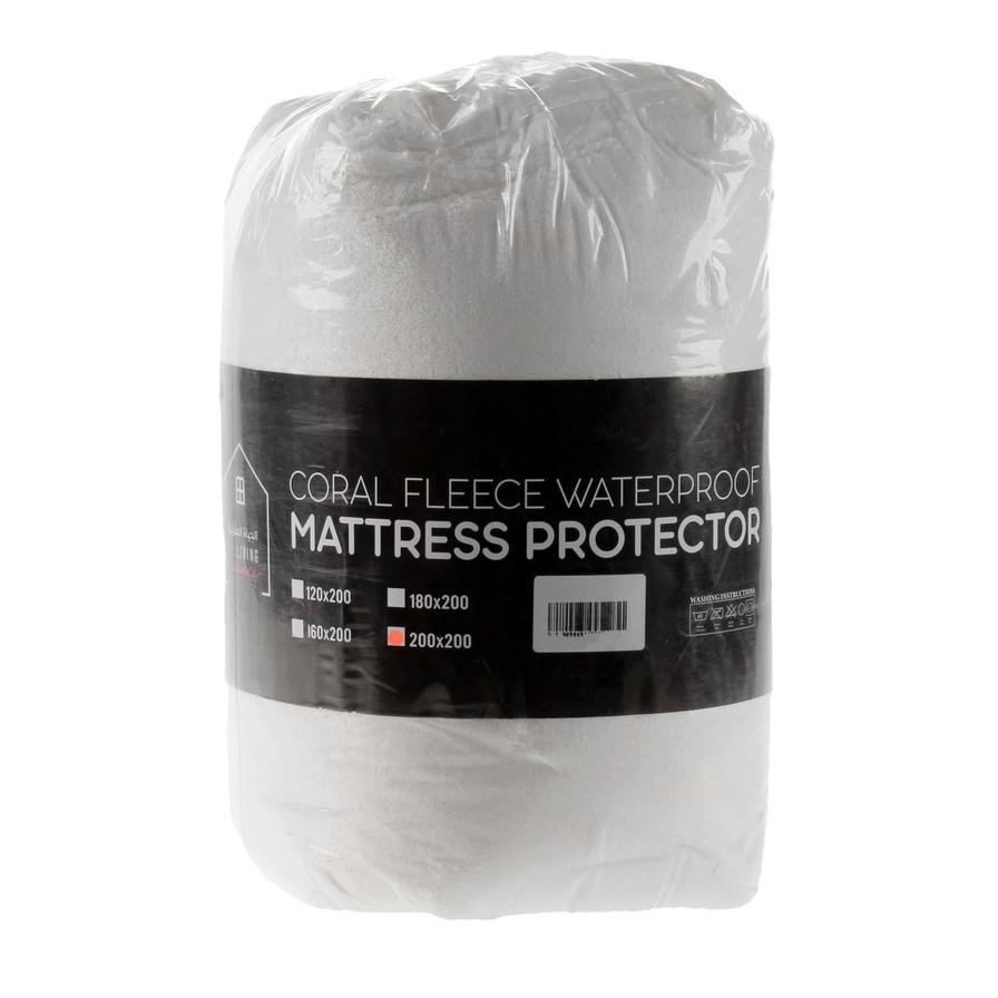 Living Space Polyester Waterproof Mattress Protector, MP200 (200 x 200 cm)