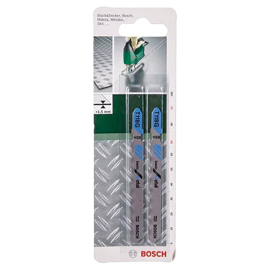 Bosch HSS Jigsaw Blade (10 cm, Set of 2)