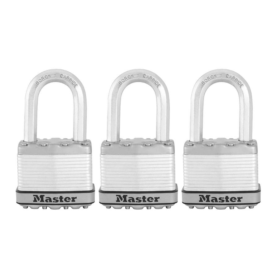 Master Lock Laminated Steel Heavy Duty Padlock W/Keys (9.1 x 5.2 x 3.1 cm)