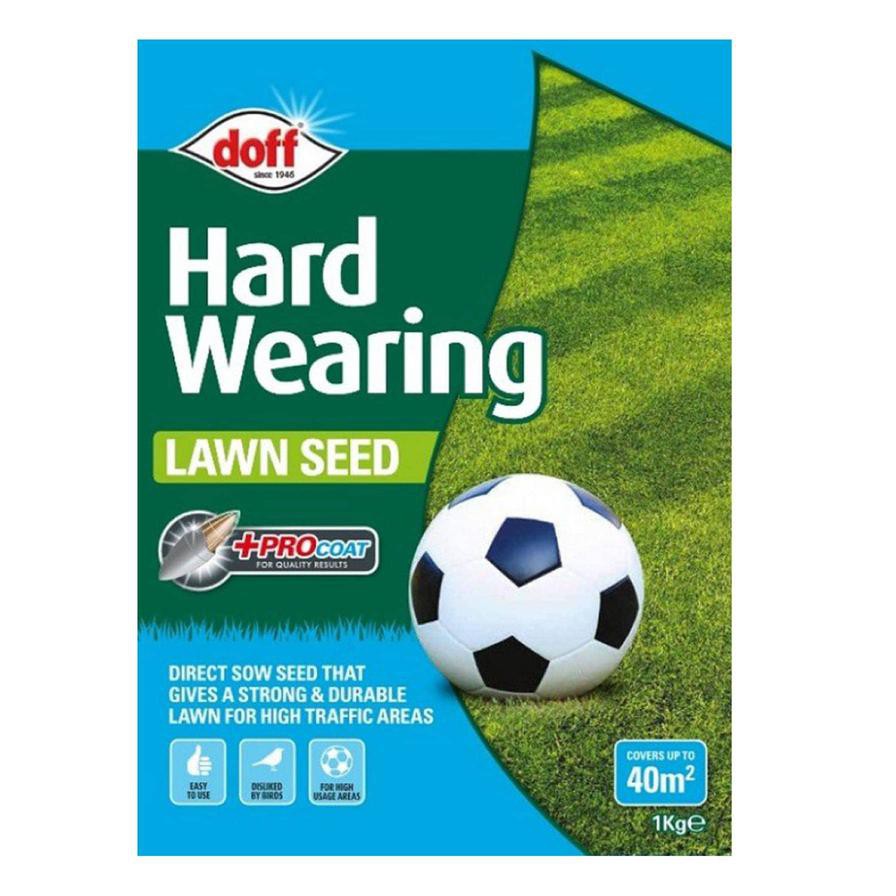 Doff Hardwearing Lawn Seed (1 kg)