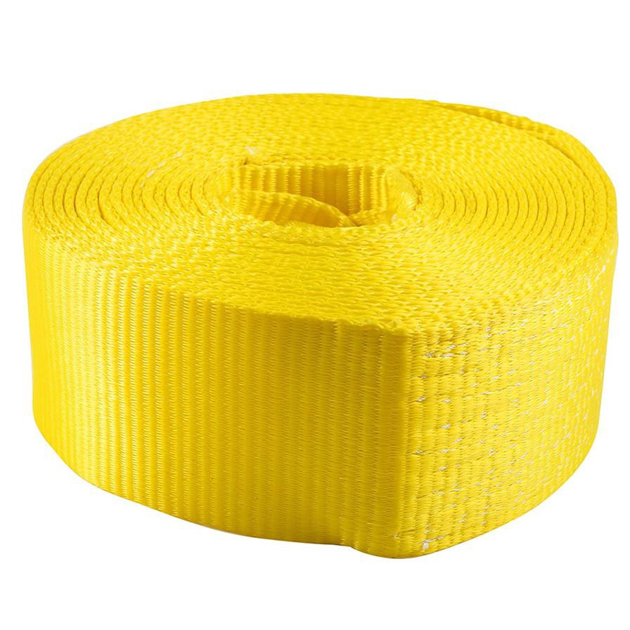 Hampton Vehicle Recovery Strap with Loops (10.16 cm x 9.1 m, Yellow)