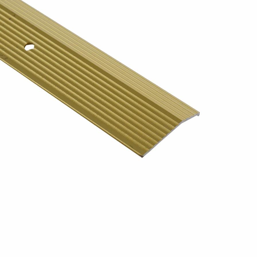 M-D Aluminum Wide Fluted Carpet Trim (3.5 x 91.44 cm)