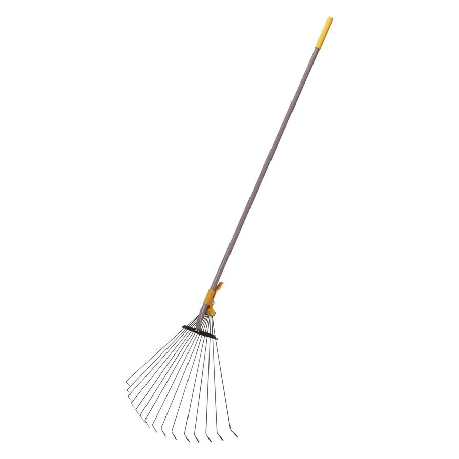 Metal Garden Leaf Rake (1700 x 560 mm)