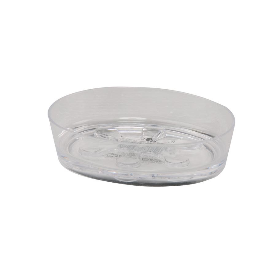 Interdesign Eva Soap Dish (12 x 13 x 10 cm, Clear)