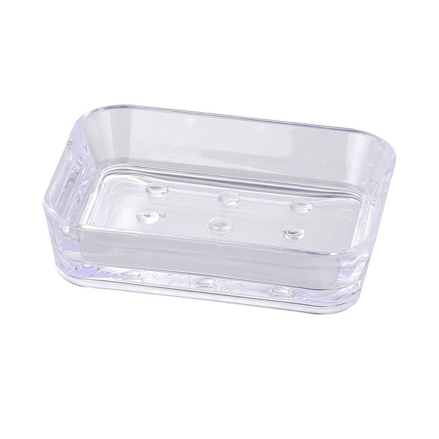 Wenko Candy Soap Dish (12 x 9 x 3 cm, Clear)