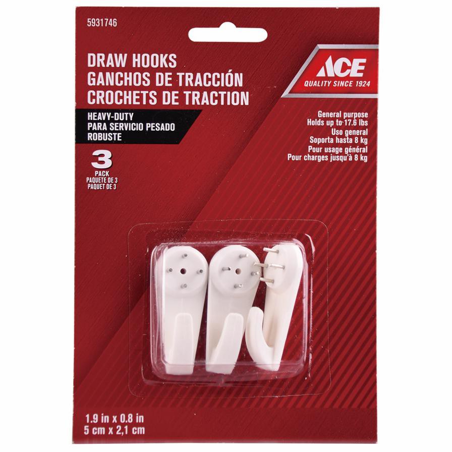 Ace Draw Hooks (5 x 2.1 cm, 3 pcs)