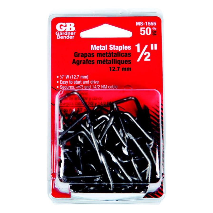 Gardner Bender Metal Insulated Cable Staples (1.27 x 2.54 cm, 50 Pc.)