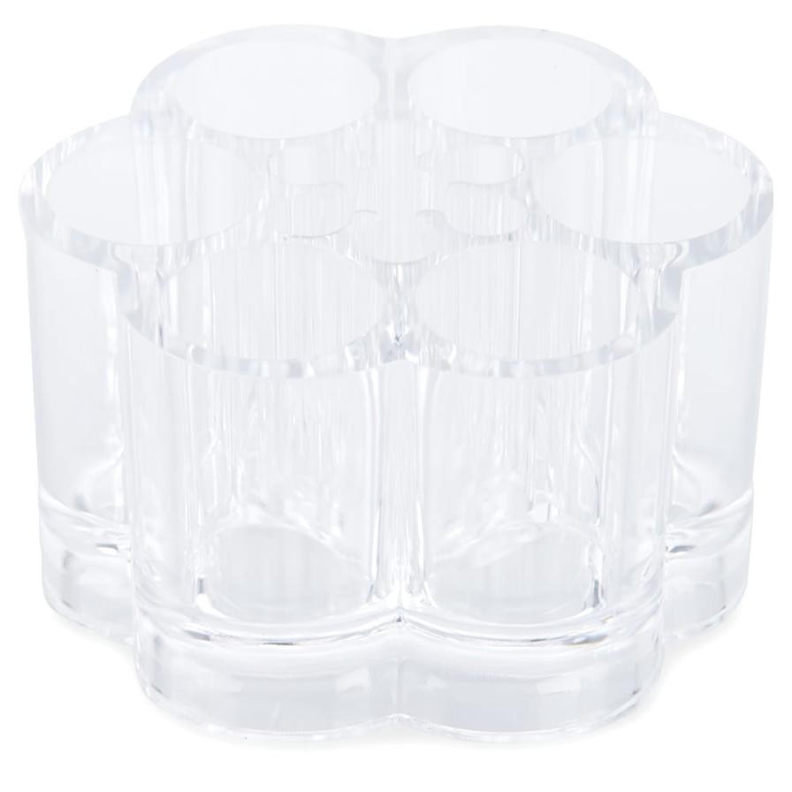 Wenko Femme Round Lipstick Organizer (8 cm, Clear)