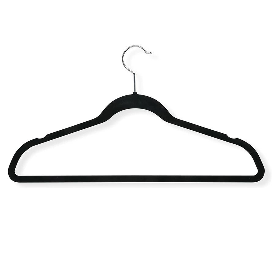 Home Plus Flocked Hangers Pack (5 Pc.)