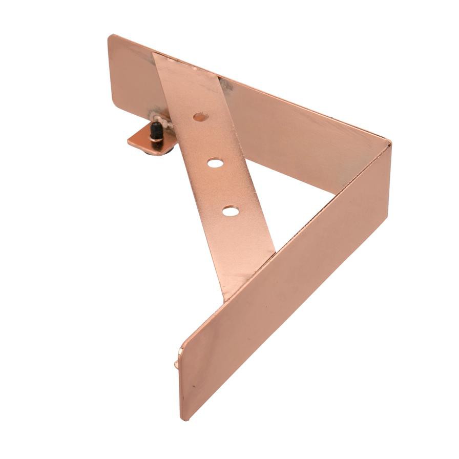 Hettich Furniture Foot (15 x 15 x 4.5 cm, Copper)