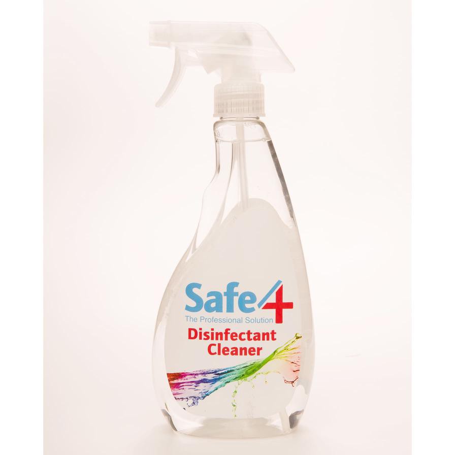 Safe4 RTU Trigger Disinfectant Cleaner (500 ml, Clear)