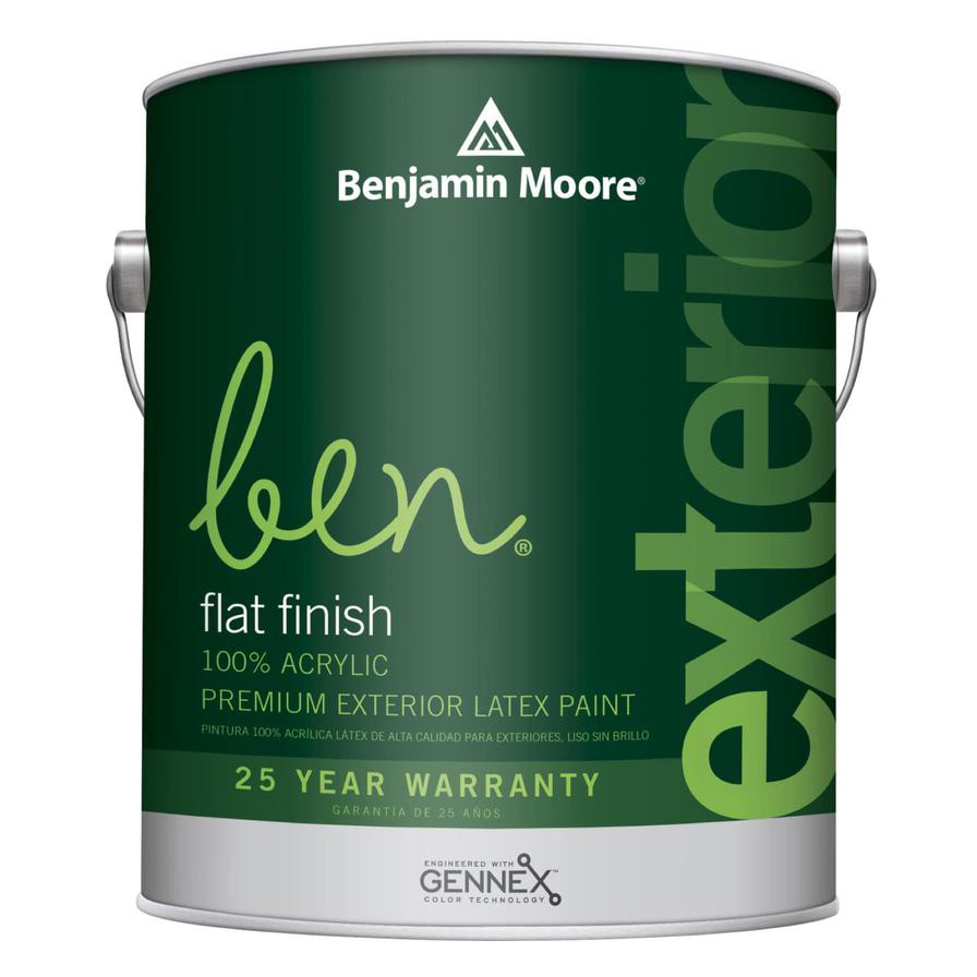 Benjamin Moore Ben Flat Tintable Exterior Latex Paint (946 ml, Base 2)