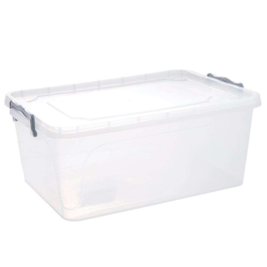 Hobby Life Transparent Plastic Storage Box (20 L, 48 x 33 x 19 cm)