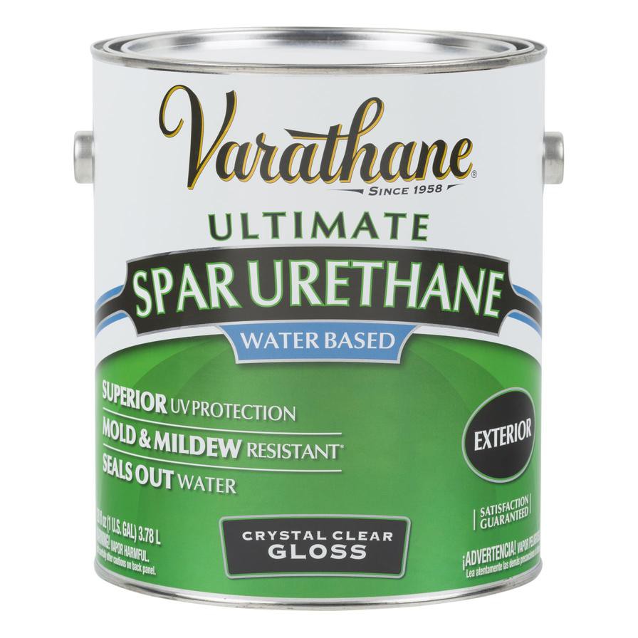 Varathane Ultimate Water Based Spar Urethane For Wood (3.7 L, Gloss)