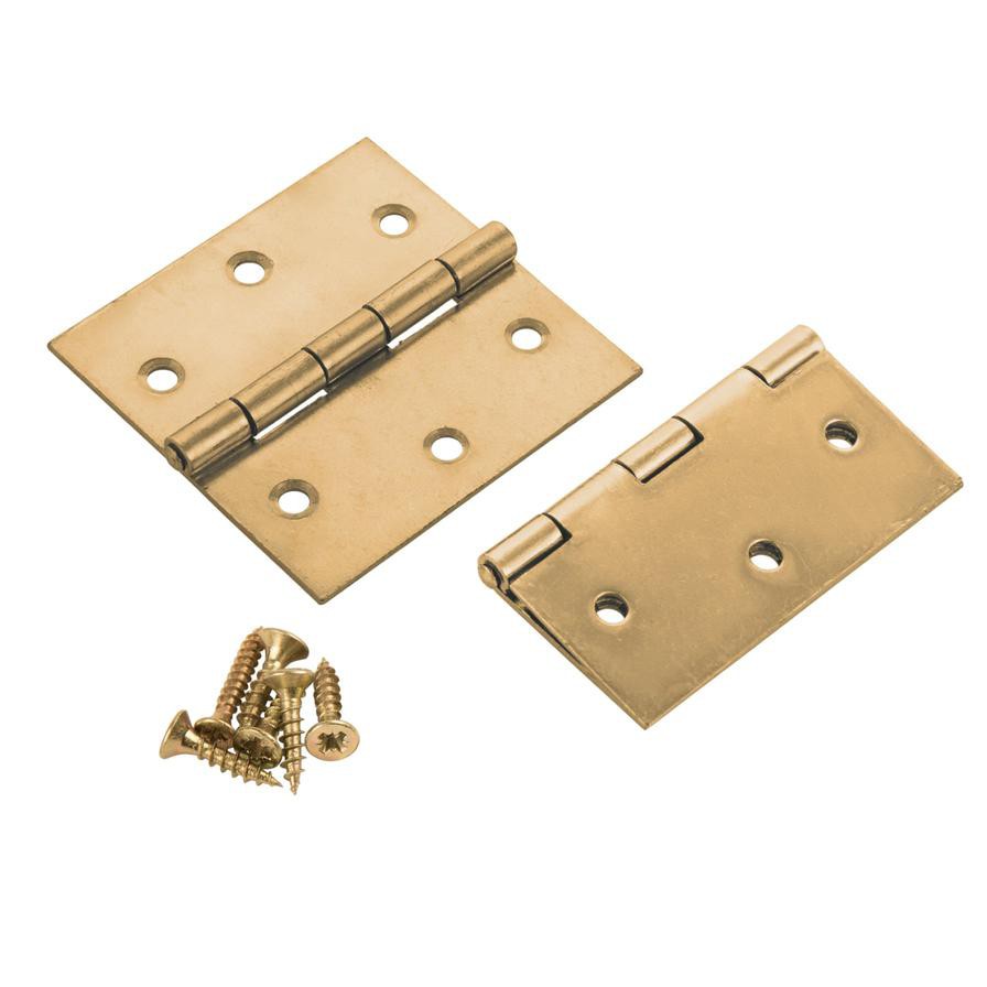 Suki Galvanized Steel Angular Hinge Pack (2.8 x 3 cm, 2 Pc.)