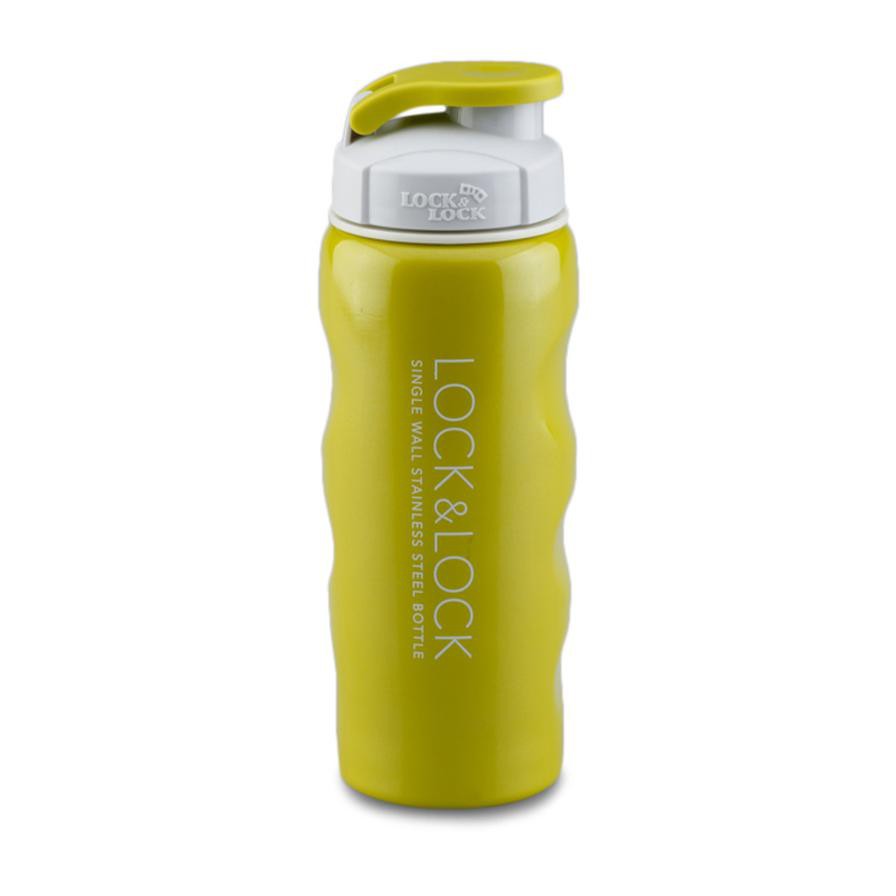 Lock & Lock HLHC211 Stainless Steel Water Bottle (550 ml, Green)