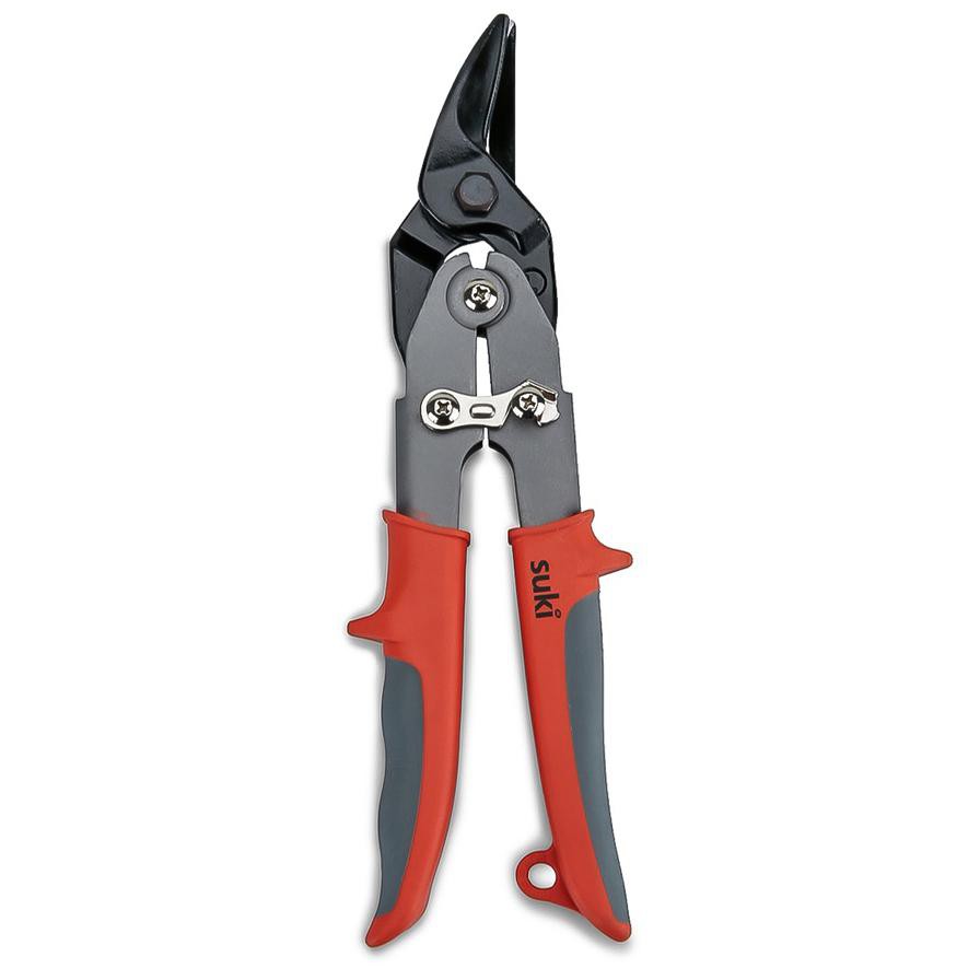 Suki 2-Tone Left Cut Tin Snips (265 mm, Black & Red)