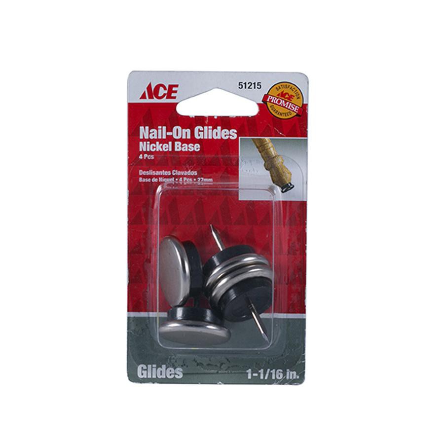 ACE Nail-On Glides (3 cm, Pack of 4)