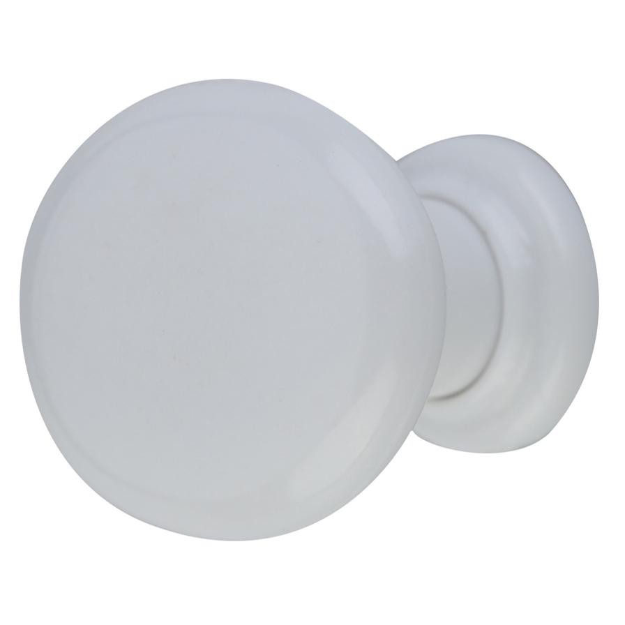 Hettich Furniture Knob (33 mm, White)