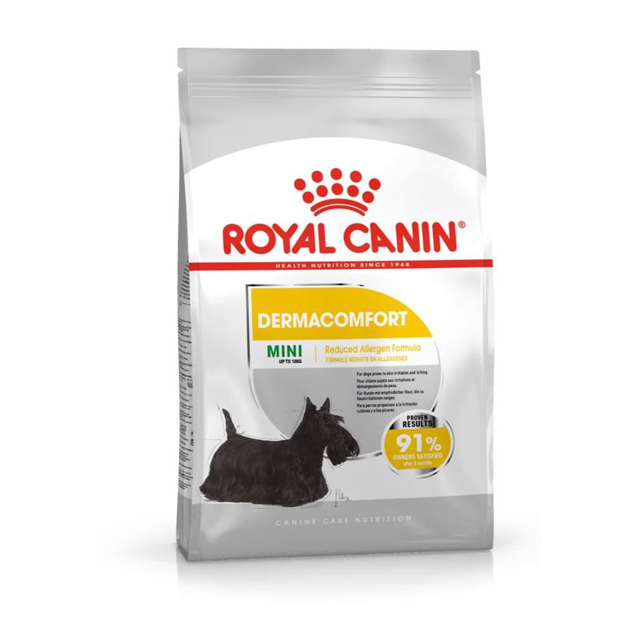 Royal Canin Canine Care Nutrition Dermacomfort Dry Dog Food (Mini Adult Dogs, 3 kg)