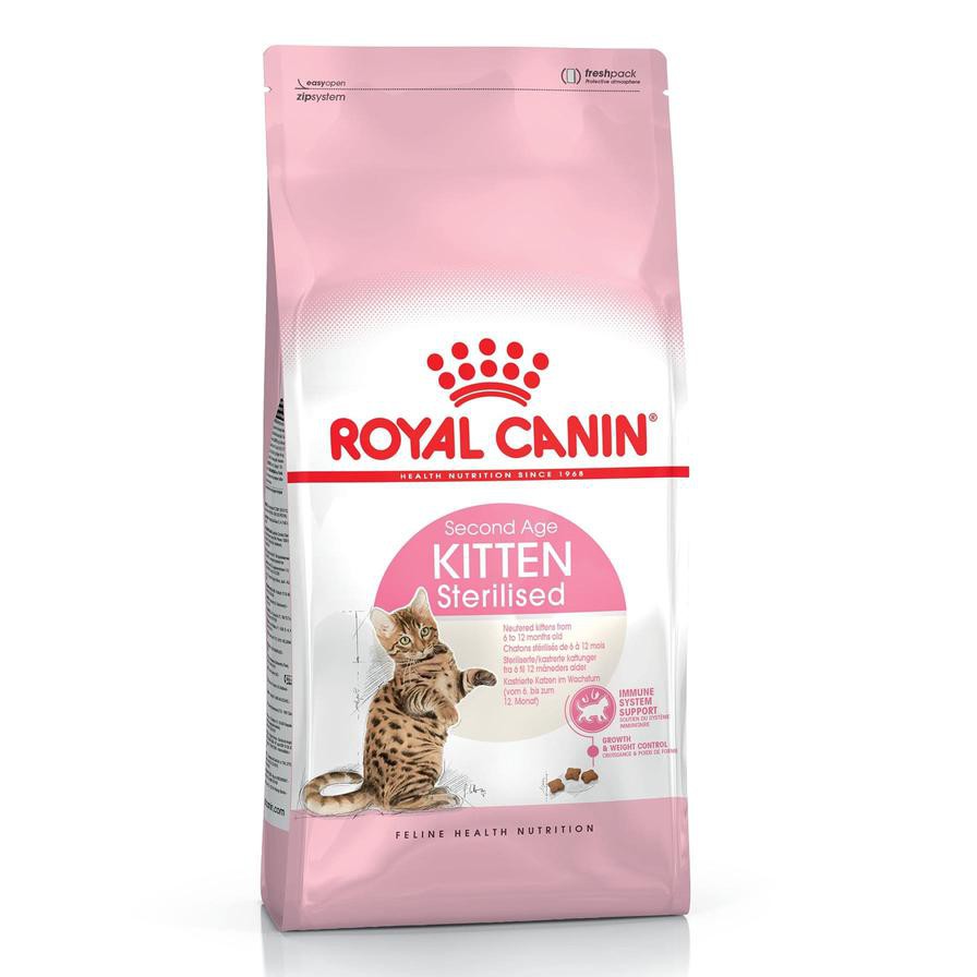 Royal Canin Feline Health Nutrition Kitten Sterilised Cat Food (2 kg)