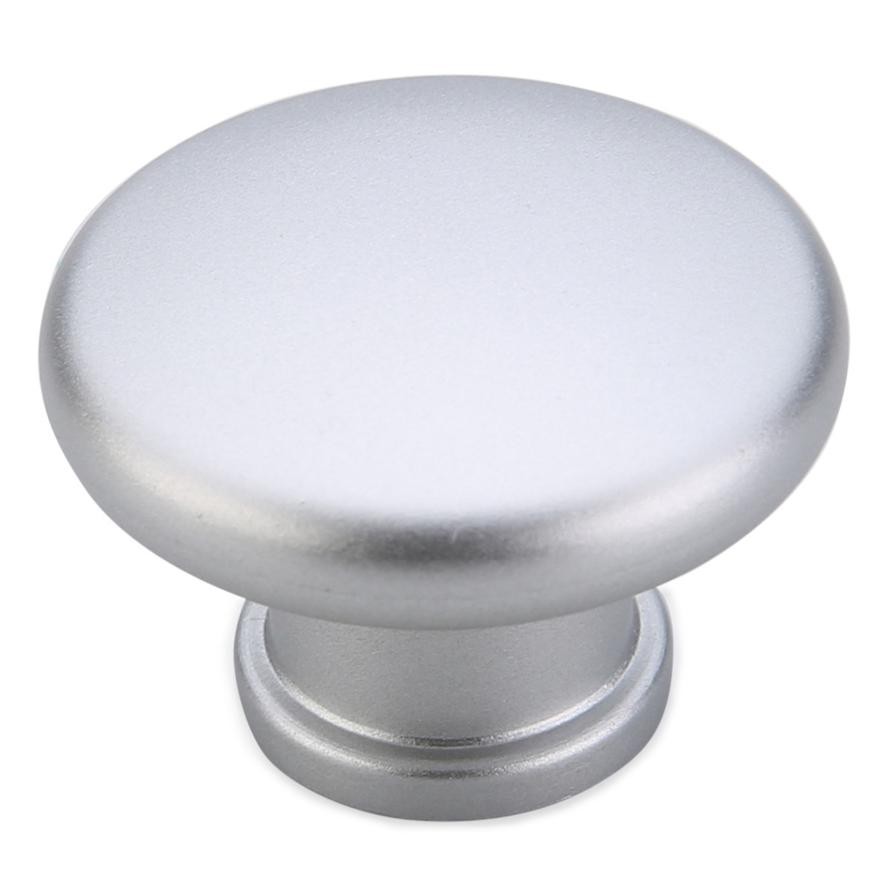 Hettich Plastic Furniture Knob (40 mm, Silver)