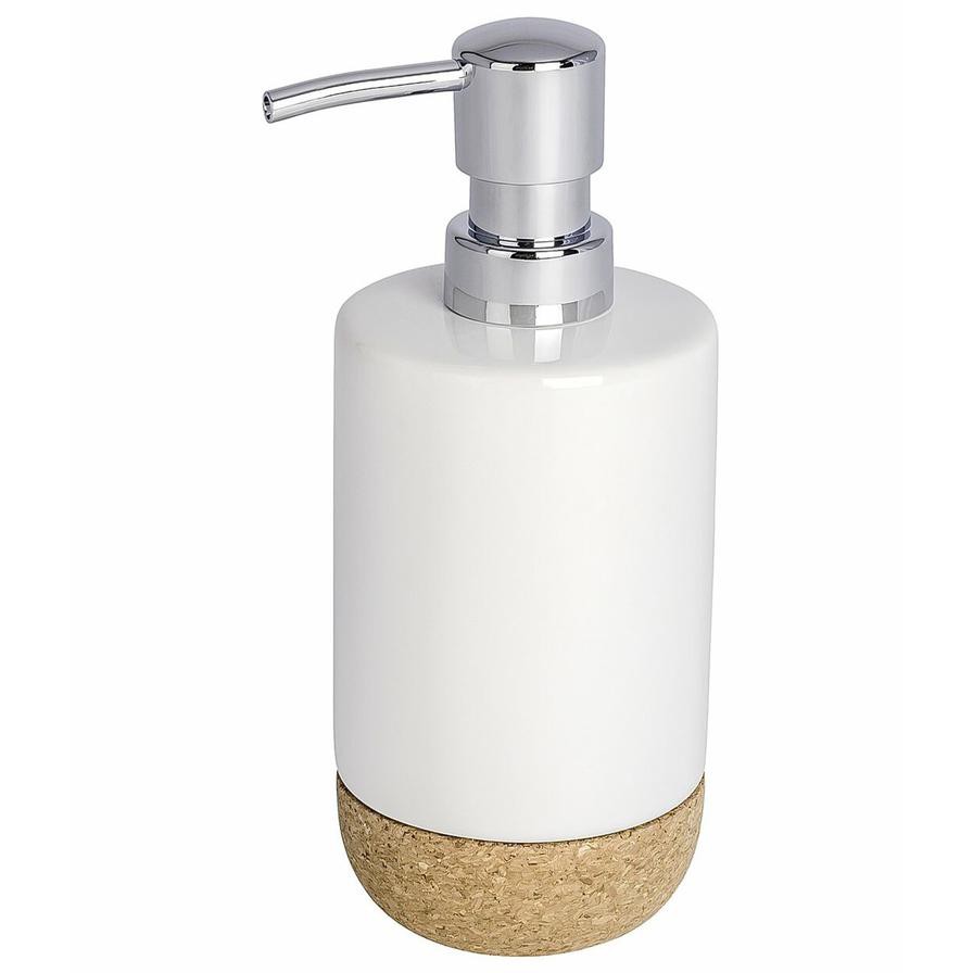 Wenko Soap Dispenser Cork (9 x 7.5 cm, White)