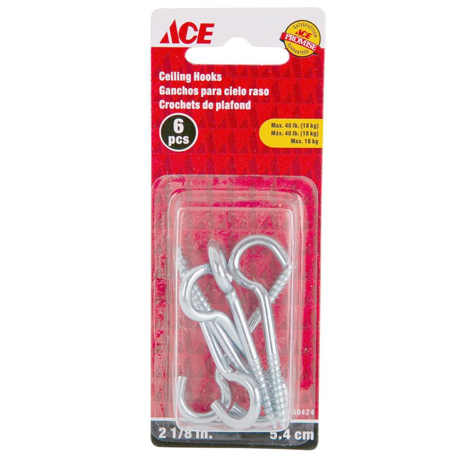 ACE Ceiling Hooks (5.4 cm, 6 pcs)