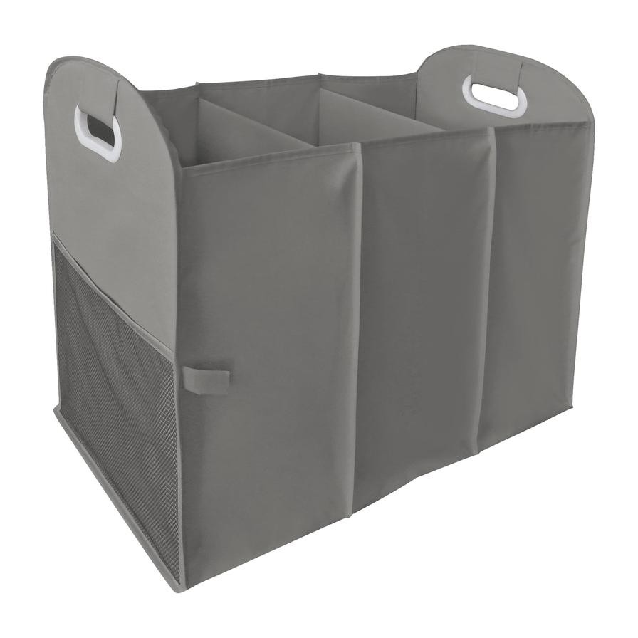 Homz Polyester Collapsible Triple Laundry Sorter (53.3 x 66.04 x 30.5 cm)