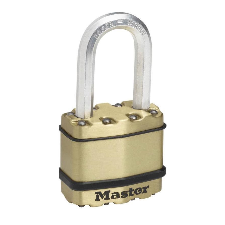 Master Lock Laminated Steel Heavy Duty Padlock W/Keys (8.6 x 4.5 x 2.2 cm)