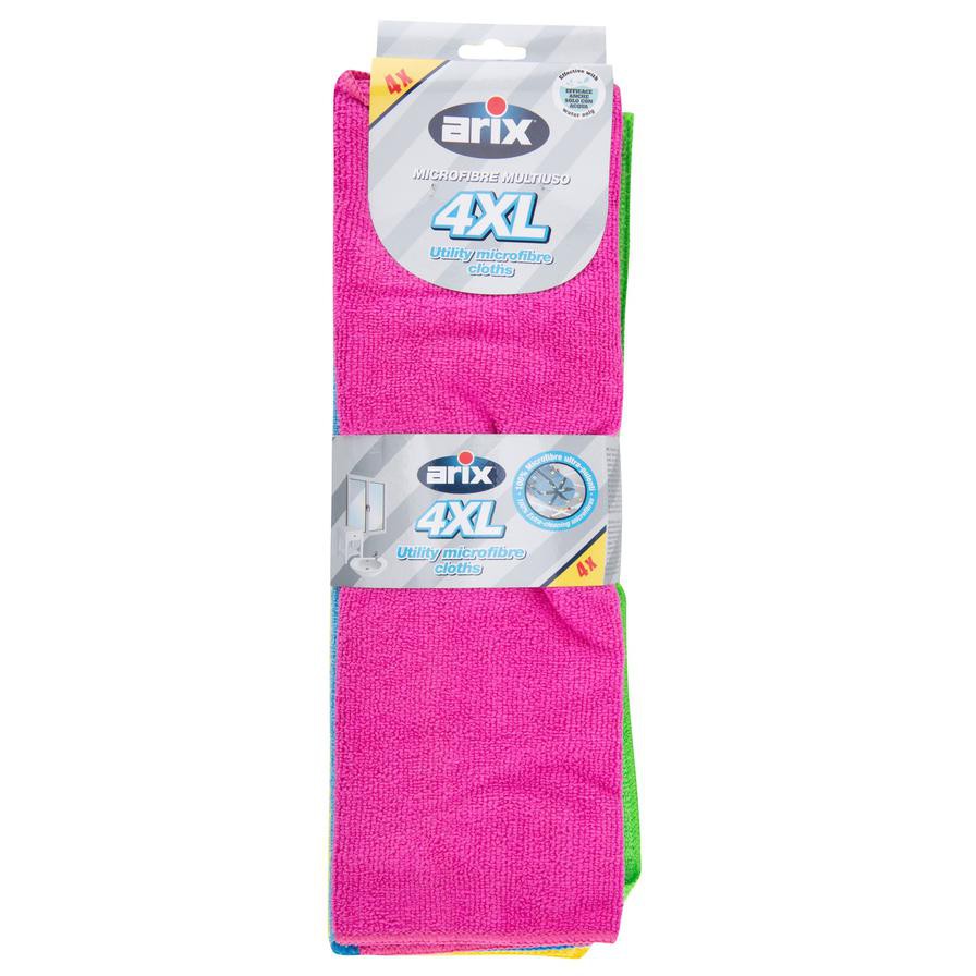 Arix Microfiber Utility Cloth XL Pack (4 Pc.)