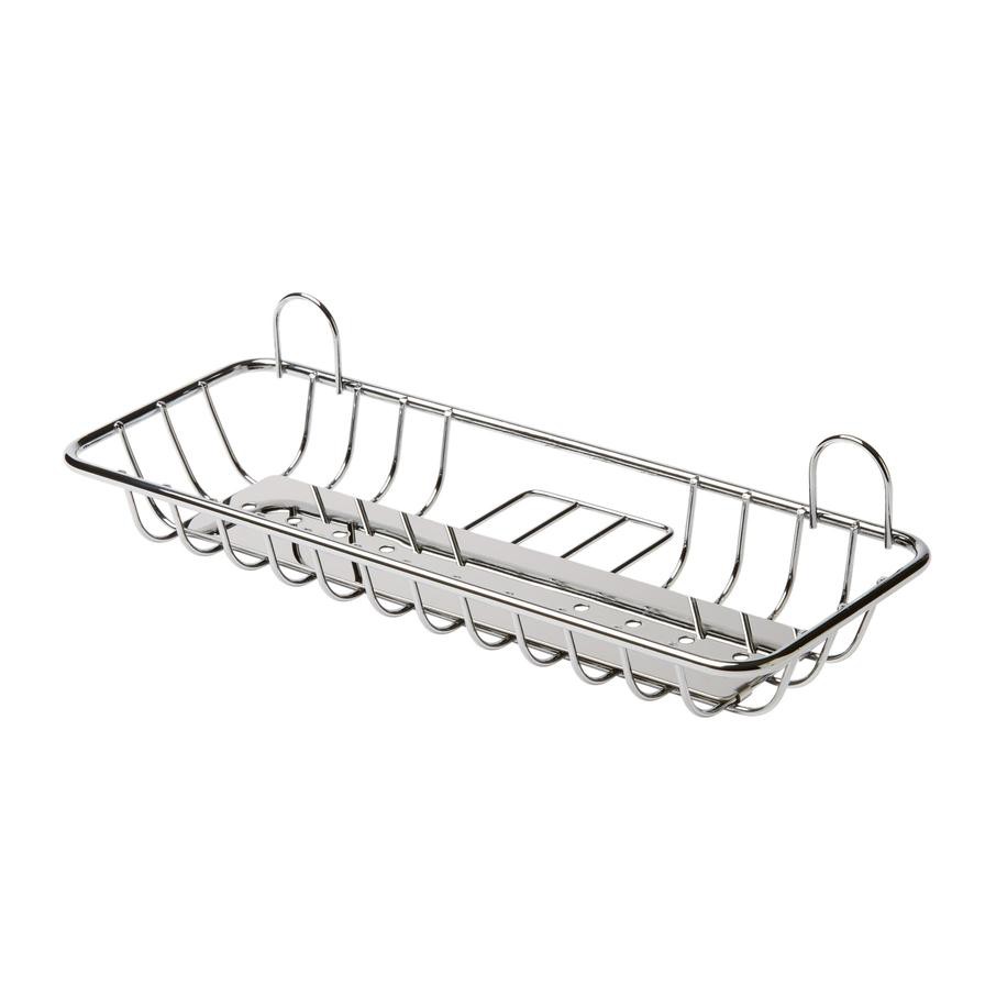 GoodHome Koros Steel Wired Bathroom Basket (290 x 64.7 x 115.3 mm)