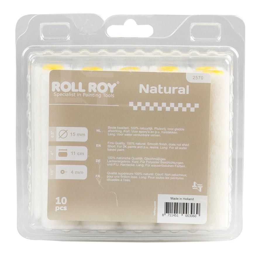 Roll Roy Radiator Paint Roller Refill, Velours (10.16 cm)