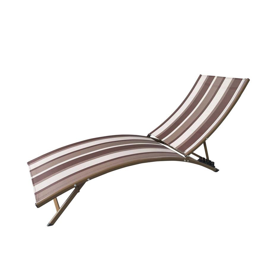 Domoco Folding Beach Chaise Lounge (170 x 54 x 98 cm)