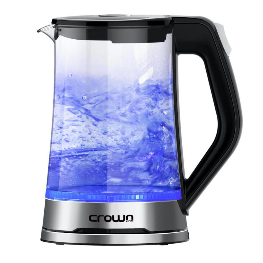 Crownline Cordless Glass Kettle, KT-158 (1.7 L, 2200 W)