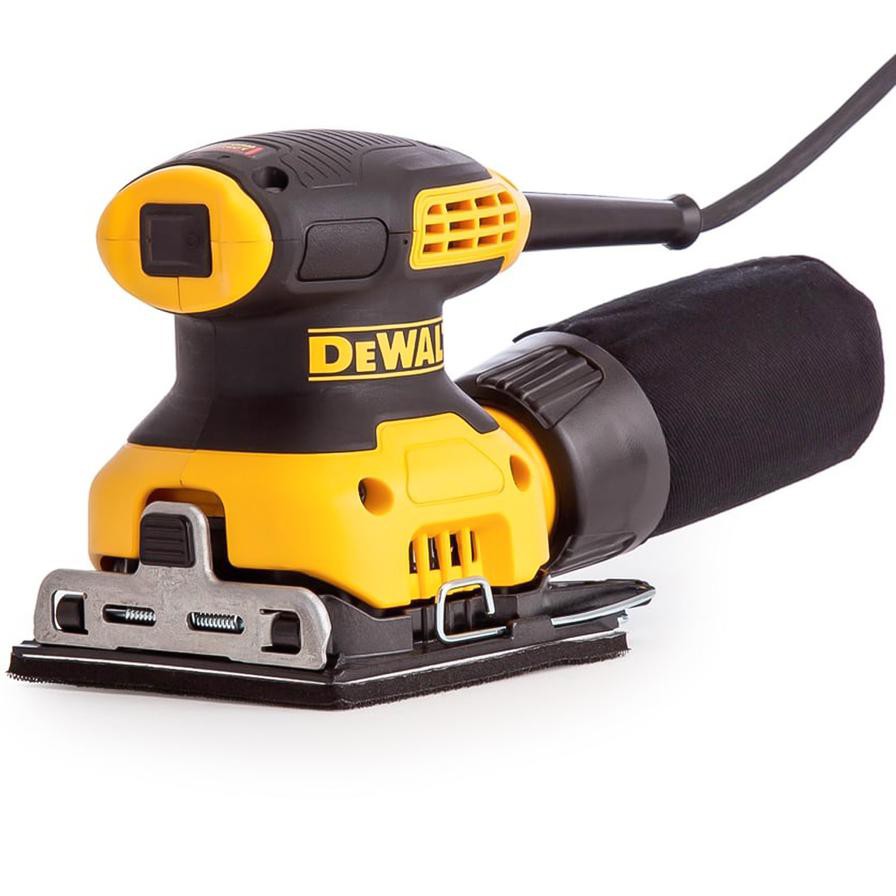 DeWalt Orbital Palm Grip Sander W/Dust Bag DW411 (13500 RPM, Yellow)