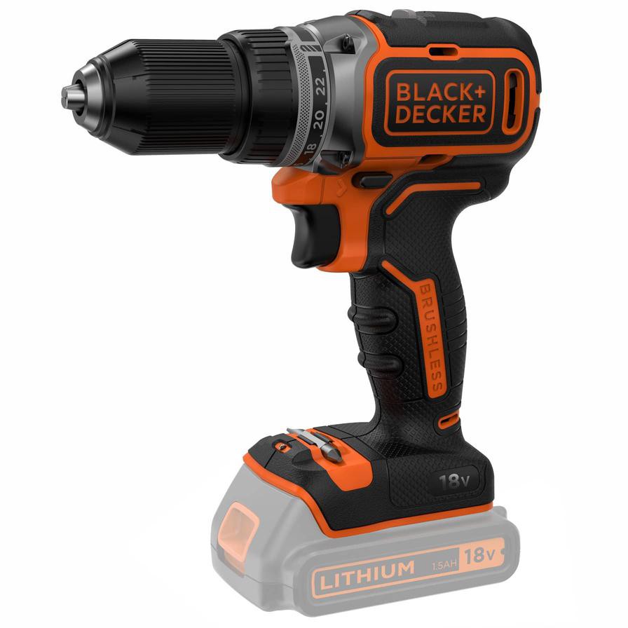 Black+Decker Brushless Drill driver, BL186N-XJ (18 V)