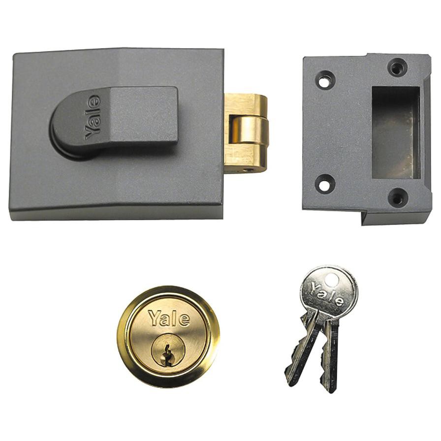 Yale Deadlocking Nightlatch W/Key, P89 (6 cm)