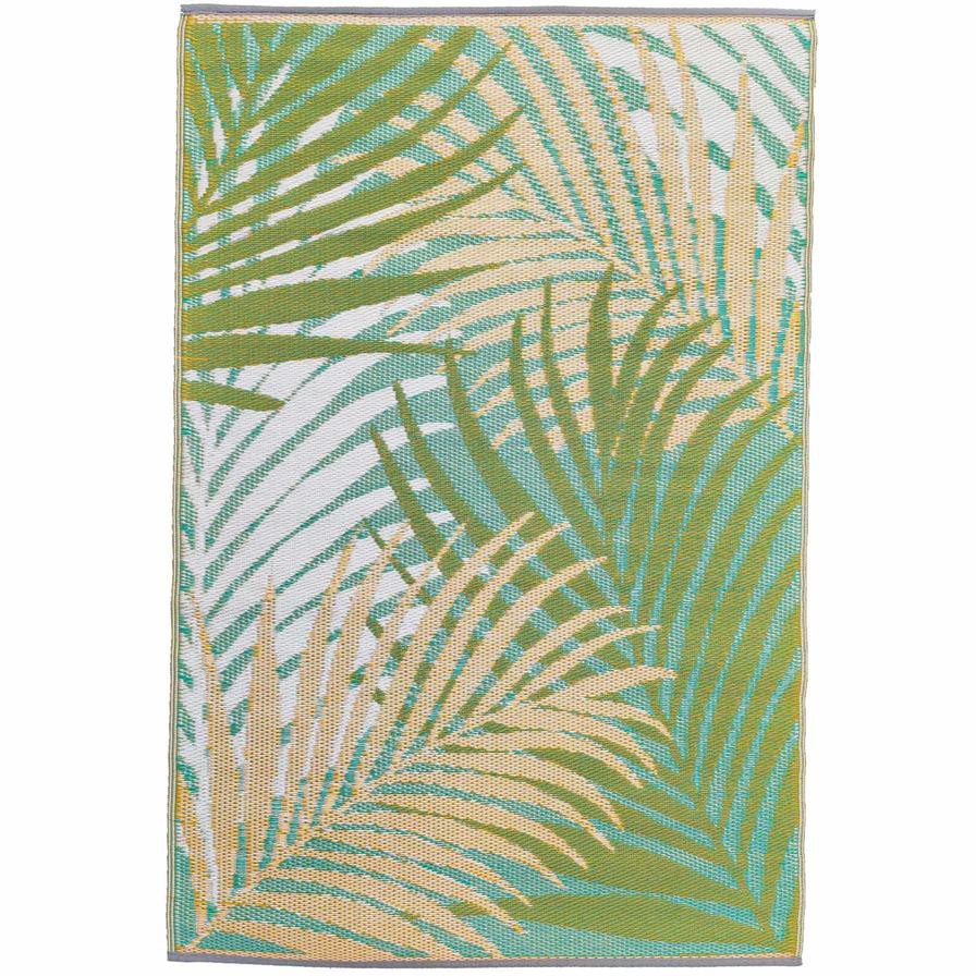 Plastic Tropical Outdoor Rug (90 x 150 cm)