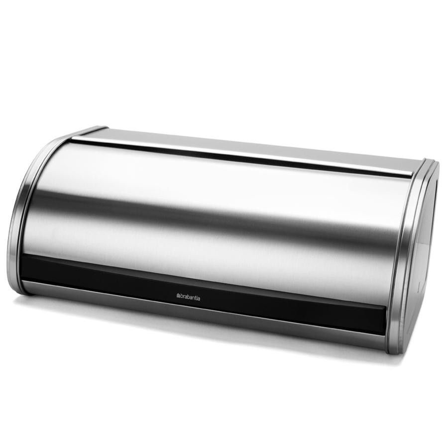 Brabantia Roll Top Bread Bin (32 x 17 x 27 cm, Silver)