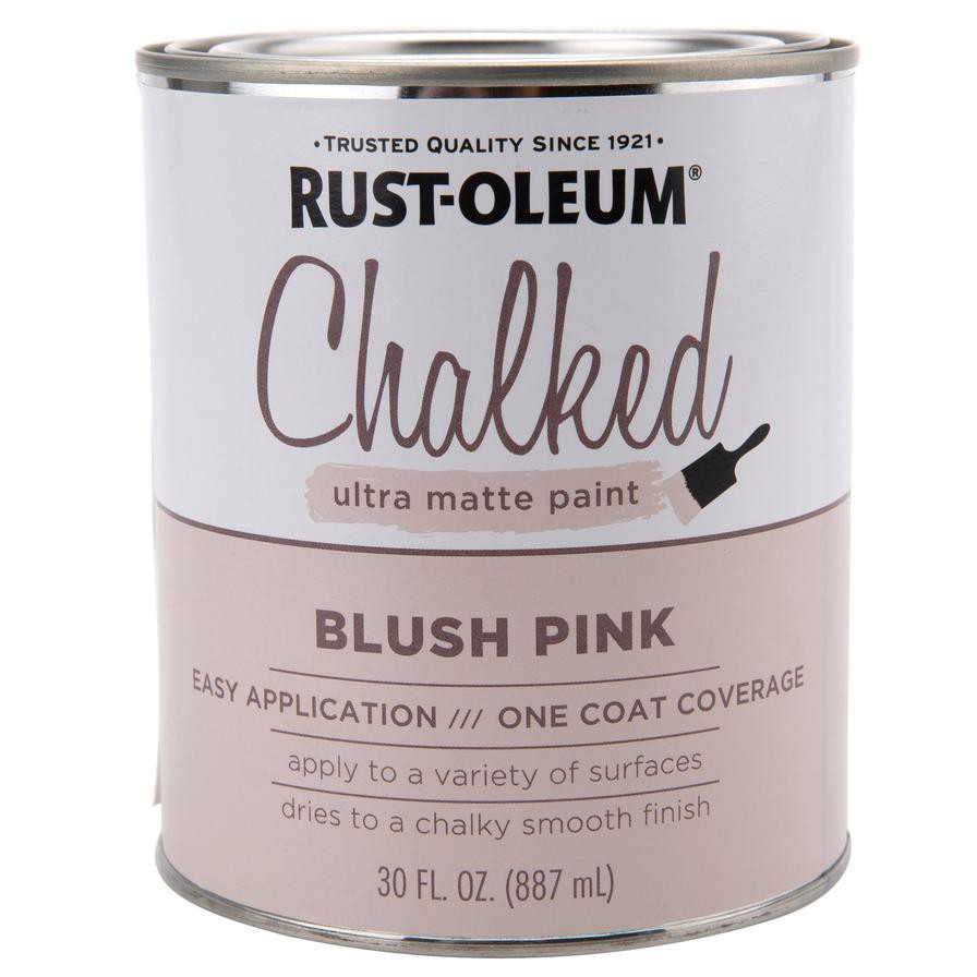 Rustoleum Chalked Ultra Matte Paint (887 ml, Blush Pink)