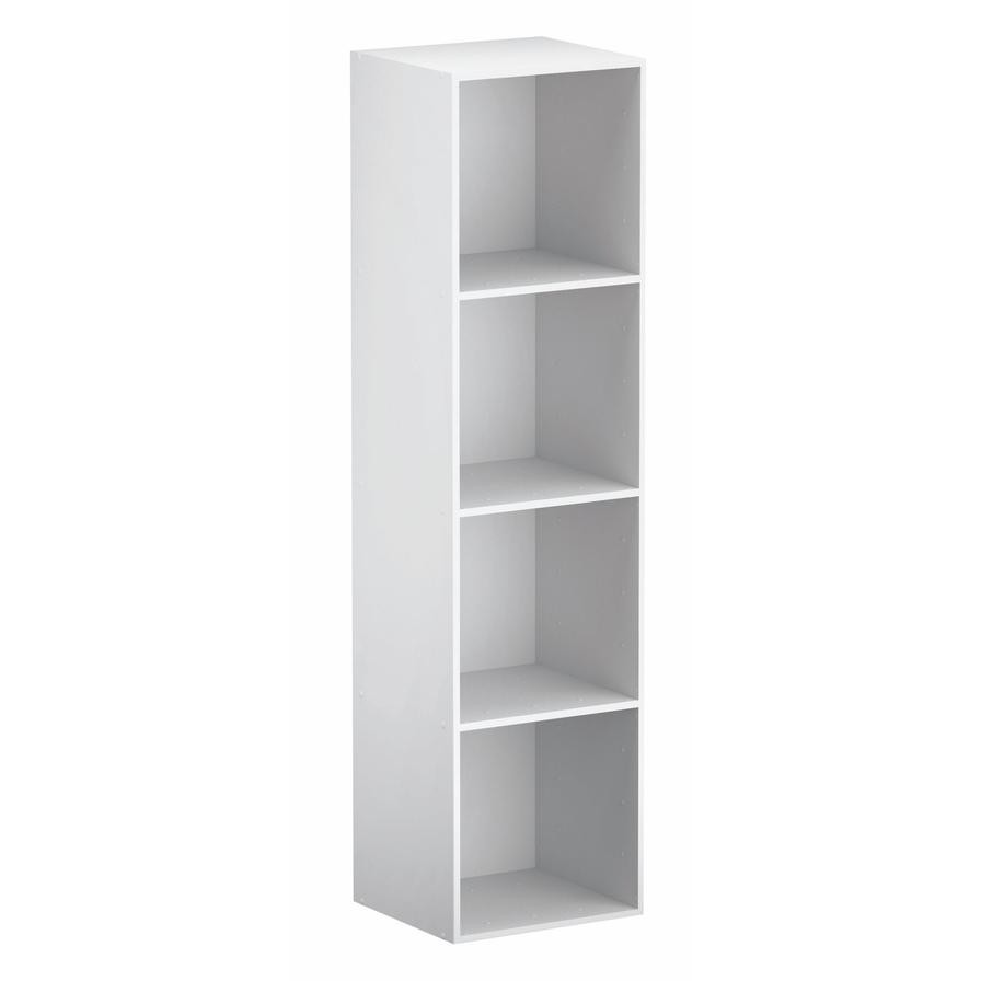 Form Konnect Particle Board 4-Tier Cube Shelving Unit (1372 x 352 x 317 mm)