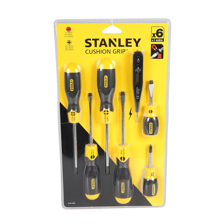 Stanley Cushion Grip Screwdriver Set (6 pcs)